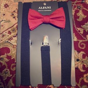 Alfani Bow Tie and Suspenders